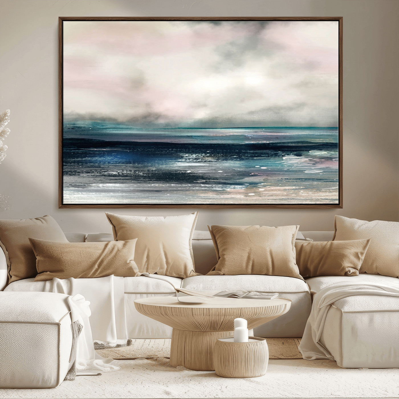 63797-MGV-FC-36X24_Walnut-Contemporary Abstract Wall Art Canvas Print