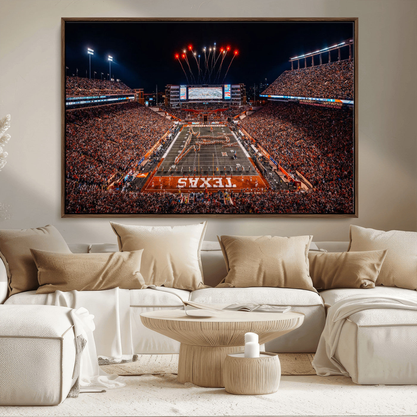 58778-MGV-FC-36X24_Walnut-Texas Memorial Stadium Wall Art Canvas Print