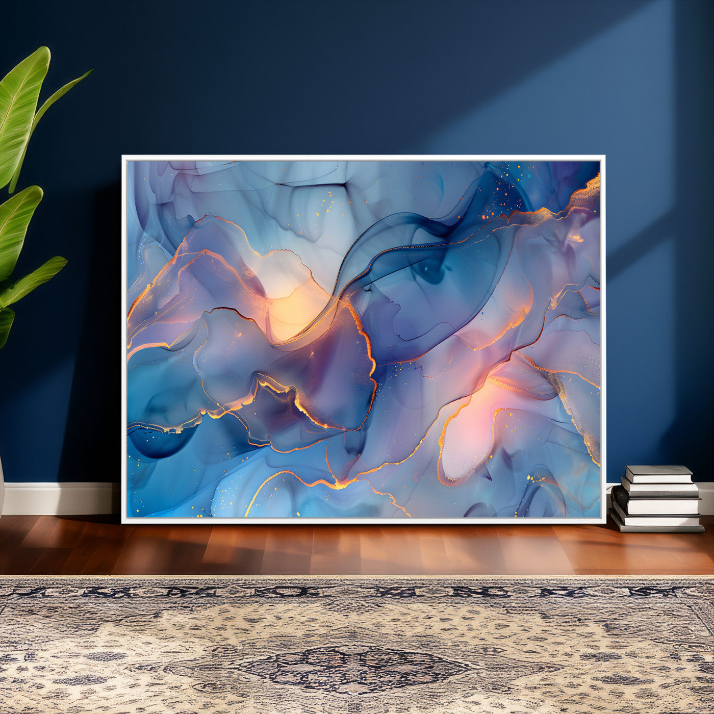 13710509-MGV-CV-36X24 - Colorful Abstract Canvas Wall Art Print, Vibrant Popup Color Art Print
