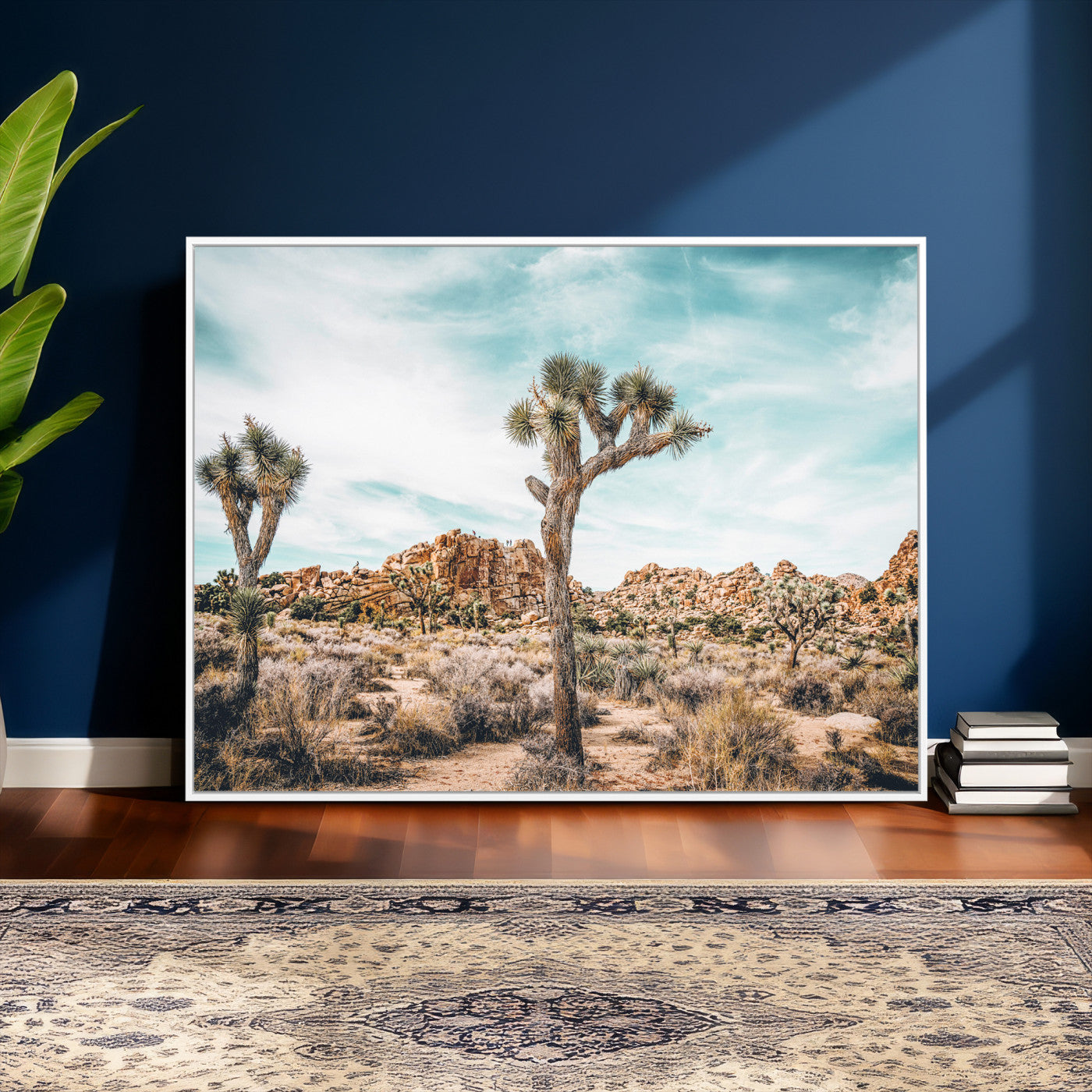 41451127-MGV-CV-36X24 - Joshua Tree National Park Canvas Wall Art Print, Desert Landscape Photography, Southwest Nature Decor - Ready to Hang