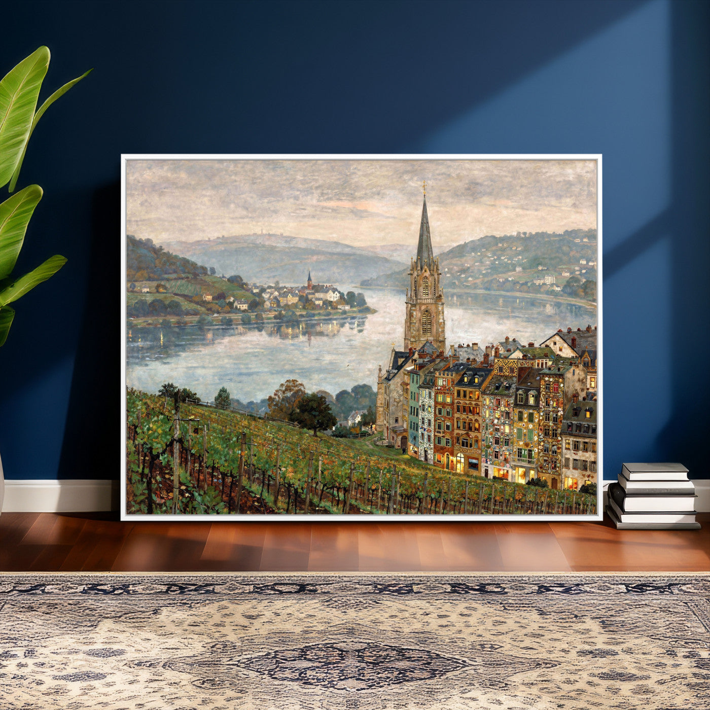 62626662-MGV-CV-36X24 - Mosel City Mosel River by Nicolai Astudin Wall Art Canvas Print