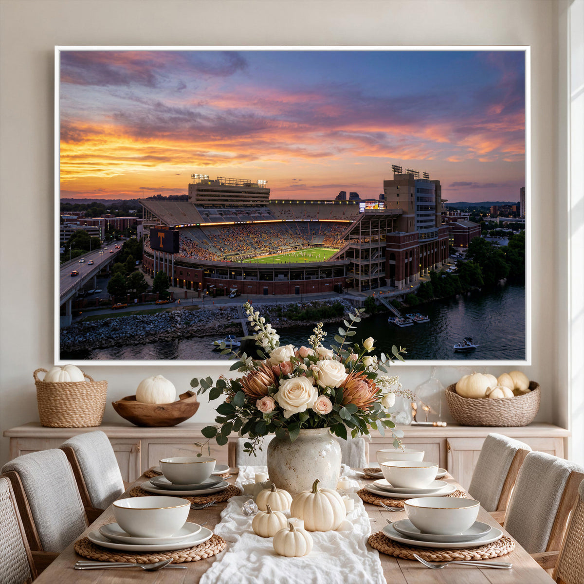 61093642-MGV-CV-36X24 - Stadium Wall Art Canvas Print