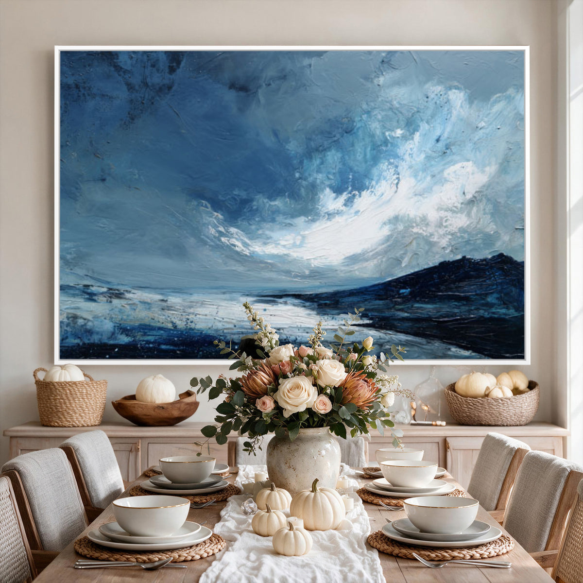 66685630-MGV-CV-36X24 - Extra Large Abstract Wall Art Canvas Print