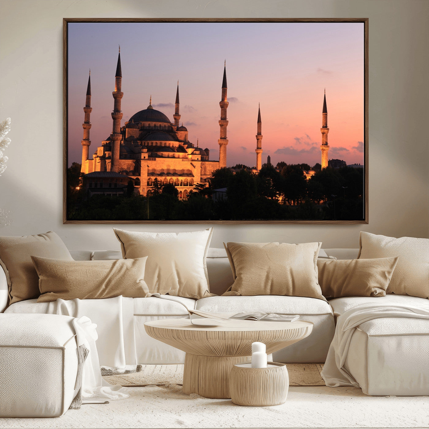 -Wall Art Turkey Istanbul Skyline Canvas Print