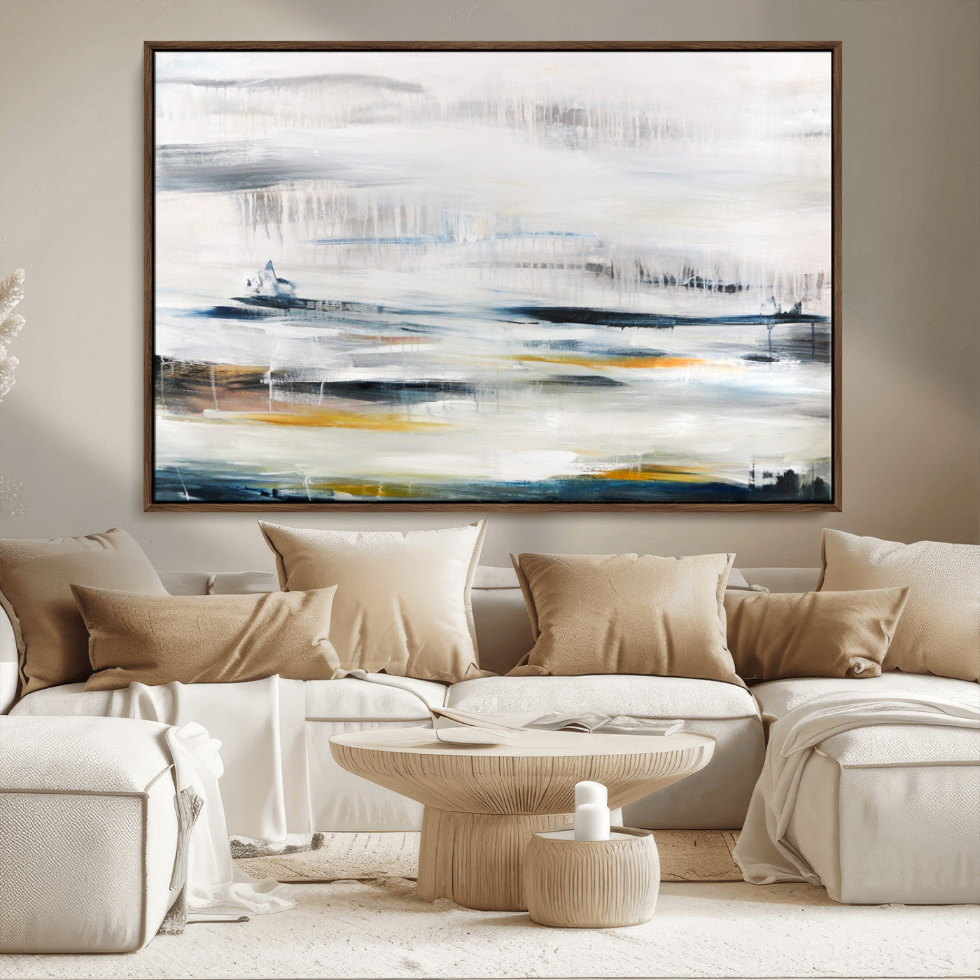 74932-MGV-CV-36X24-Soft Color Abstract Canvas Print