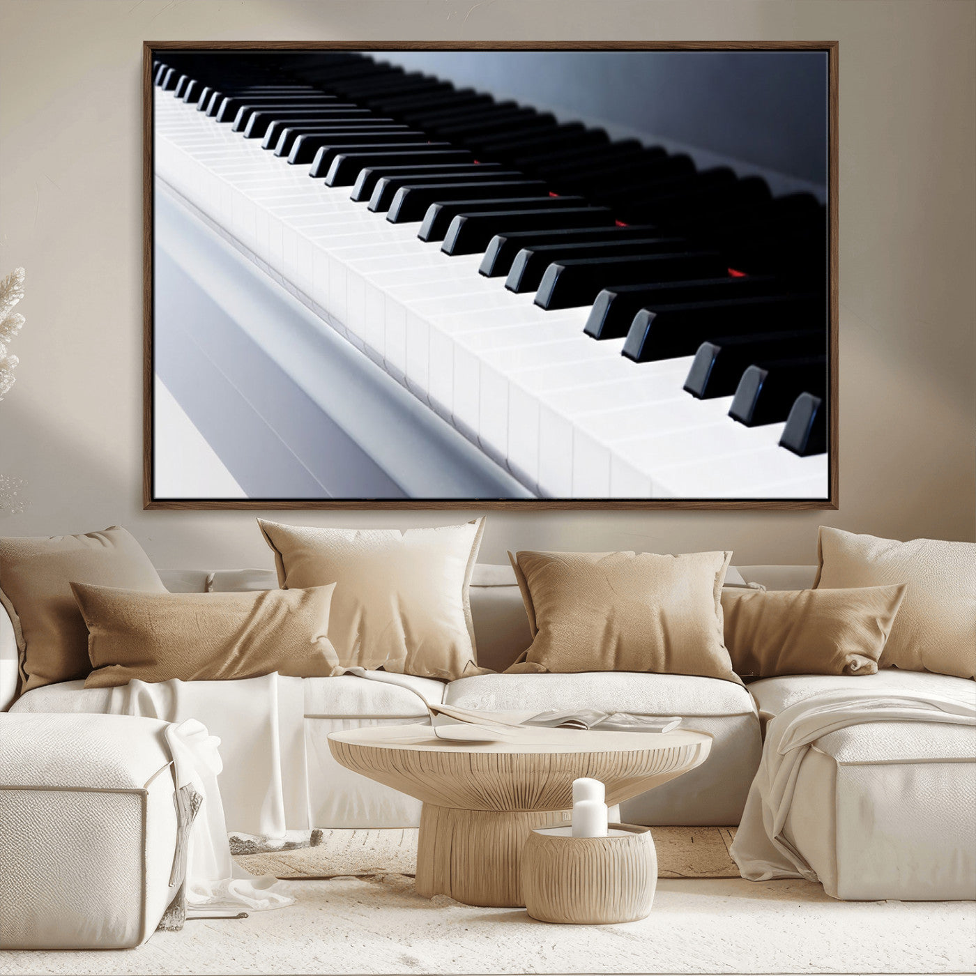 -Piano Artwork Canvas Wall Art Print