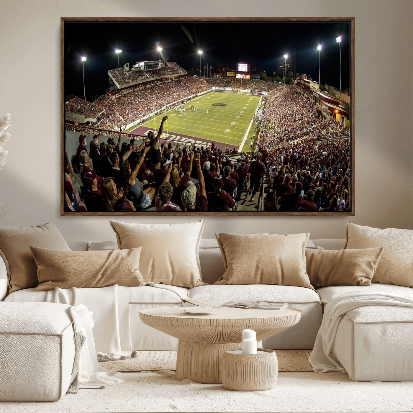 94126-MGV-CV-36X24-Washington-Grizzly Stadium Canvas Print, American Football Wall Art Canvas Print, Stadium Sport Wall