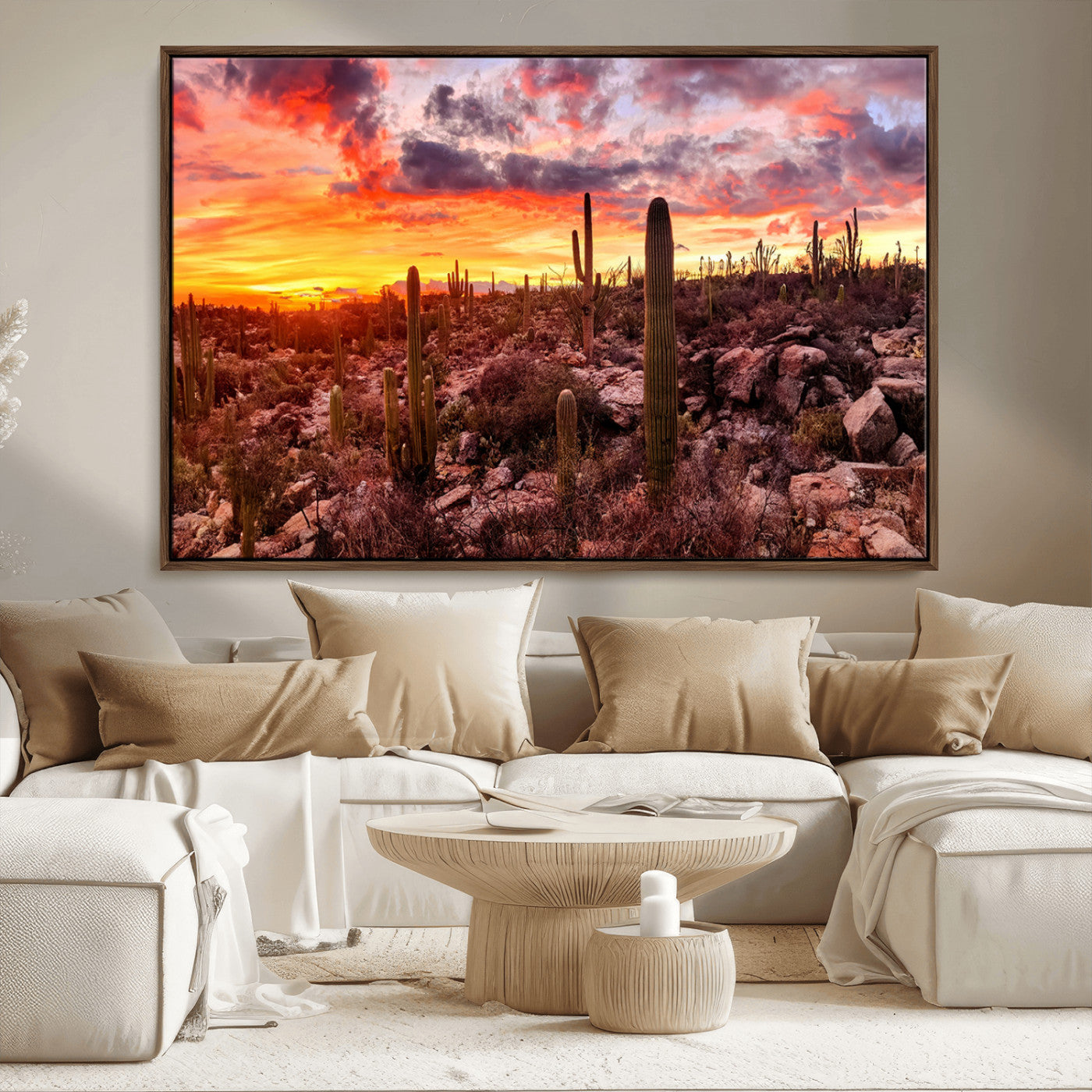 -Arizona Desert Print, Western Cowboy Wall Art Print