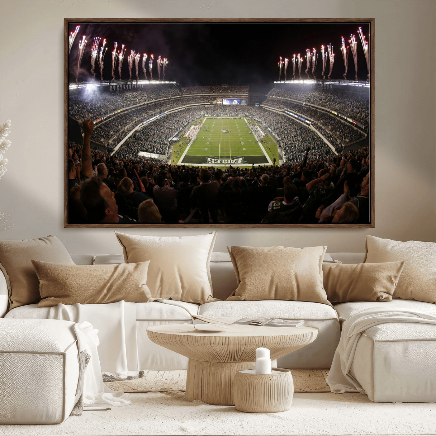 -Eagles Field Stadium Wall Art - Philadelphia Eagles Football Team Print - Philadelphia Lincoln