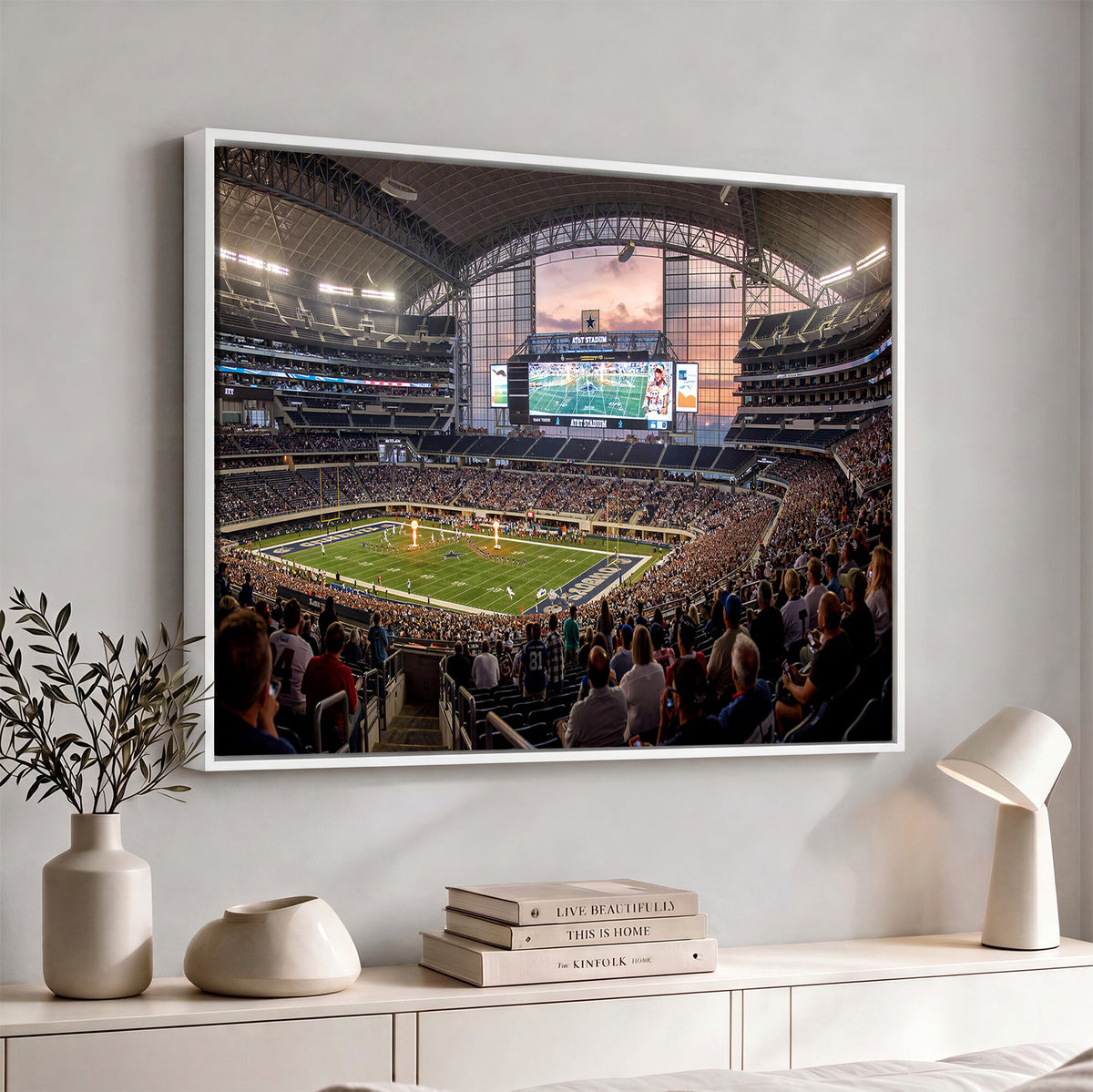 61524160-MGV-CV-36X24 - Stadium Wall Art Canvas Print