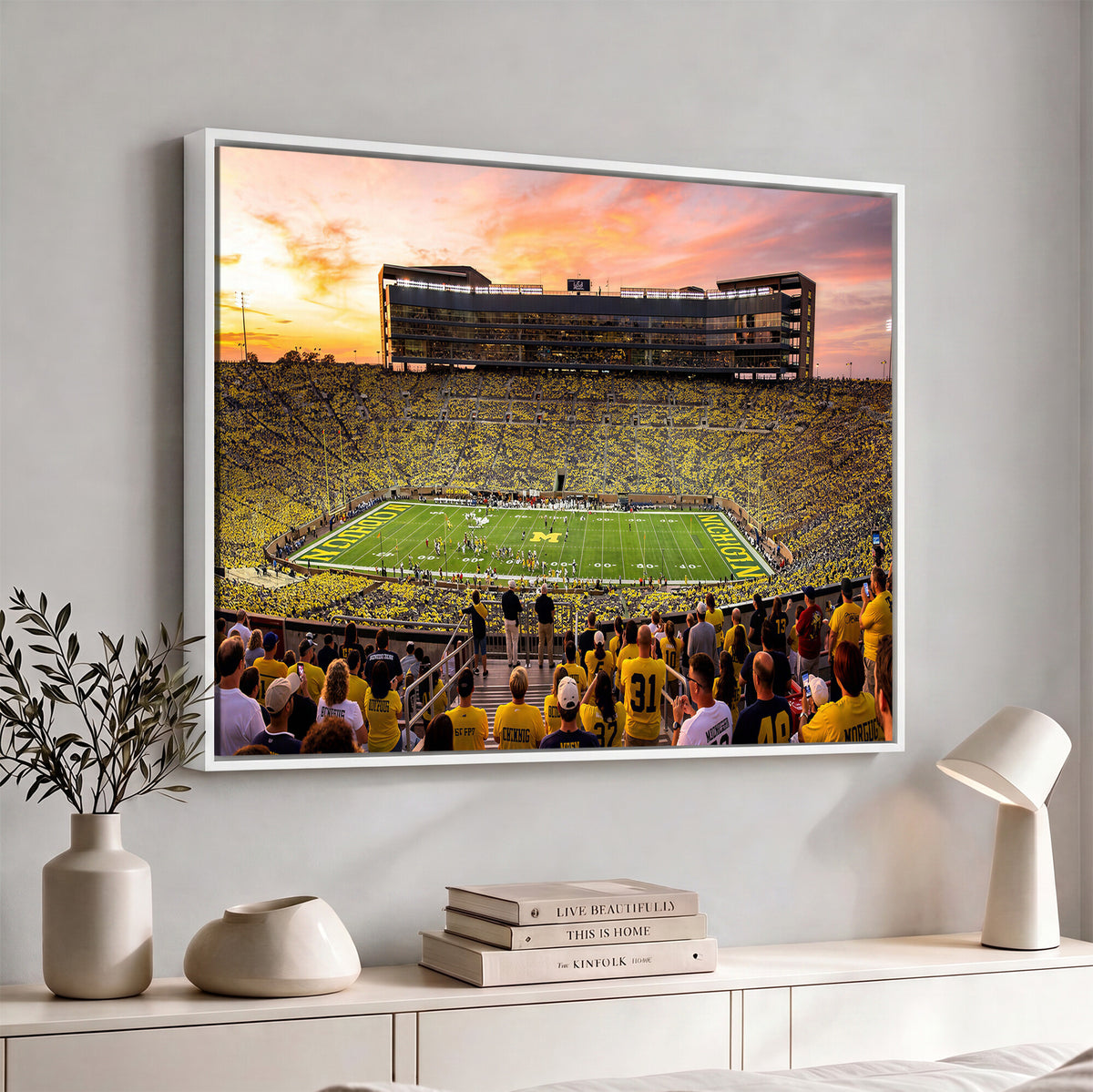 27265223-MGV-CV-36X24 - Stadium Wall Art Canvas Print
