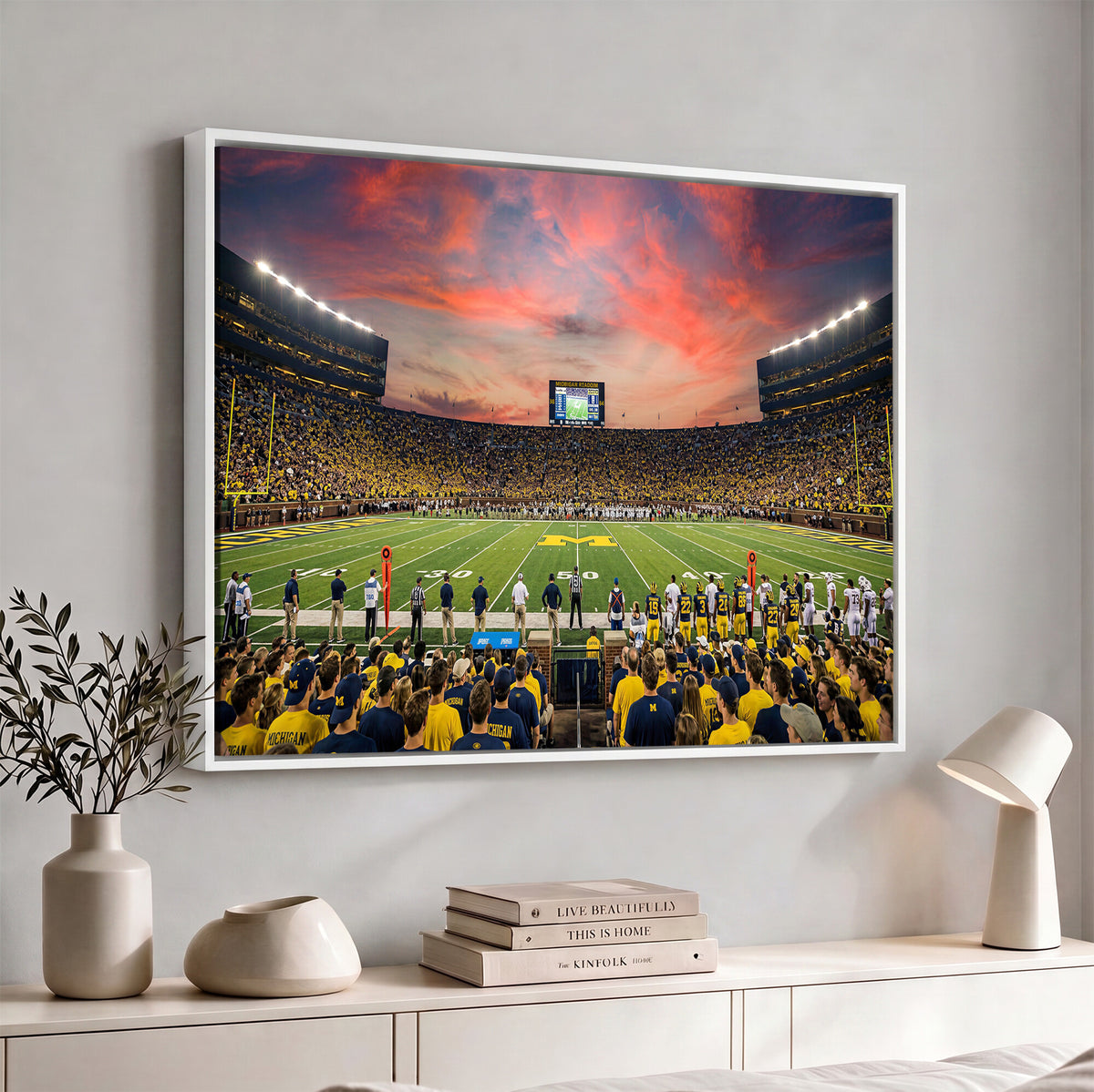 47185949-MGV-CV-36X24 - Stadium Wall Art Canvas Print