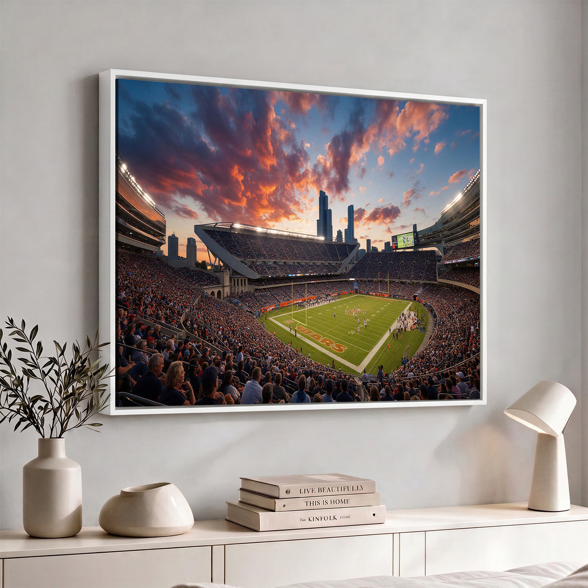 21104528-MGV-CV-36X24 - Stadium Wall Art Canvas Print