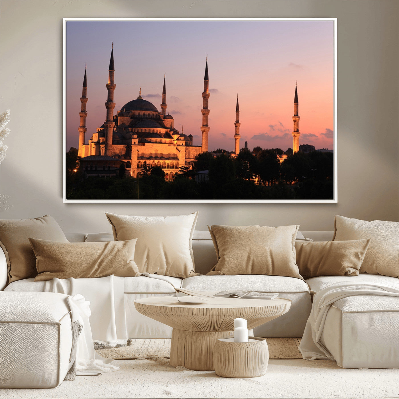 -Wall Art Turkey Istanbul Skyline Canvas Print