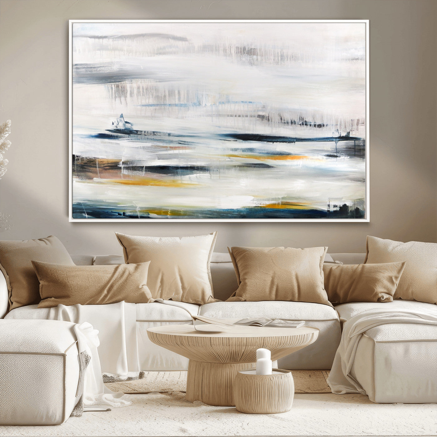 74932-MGV-CV-36X24-Soft Color Abstract Canvas Print
