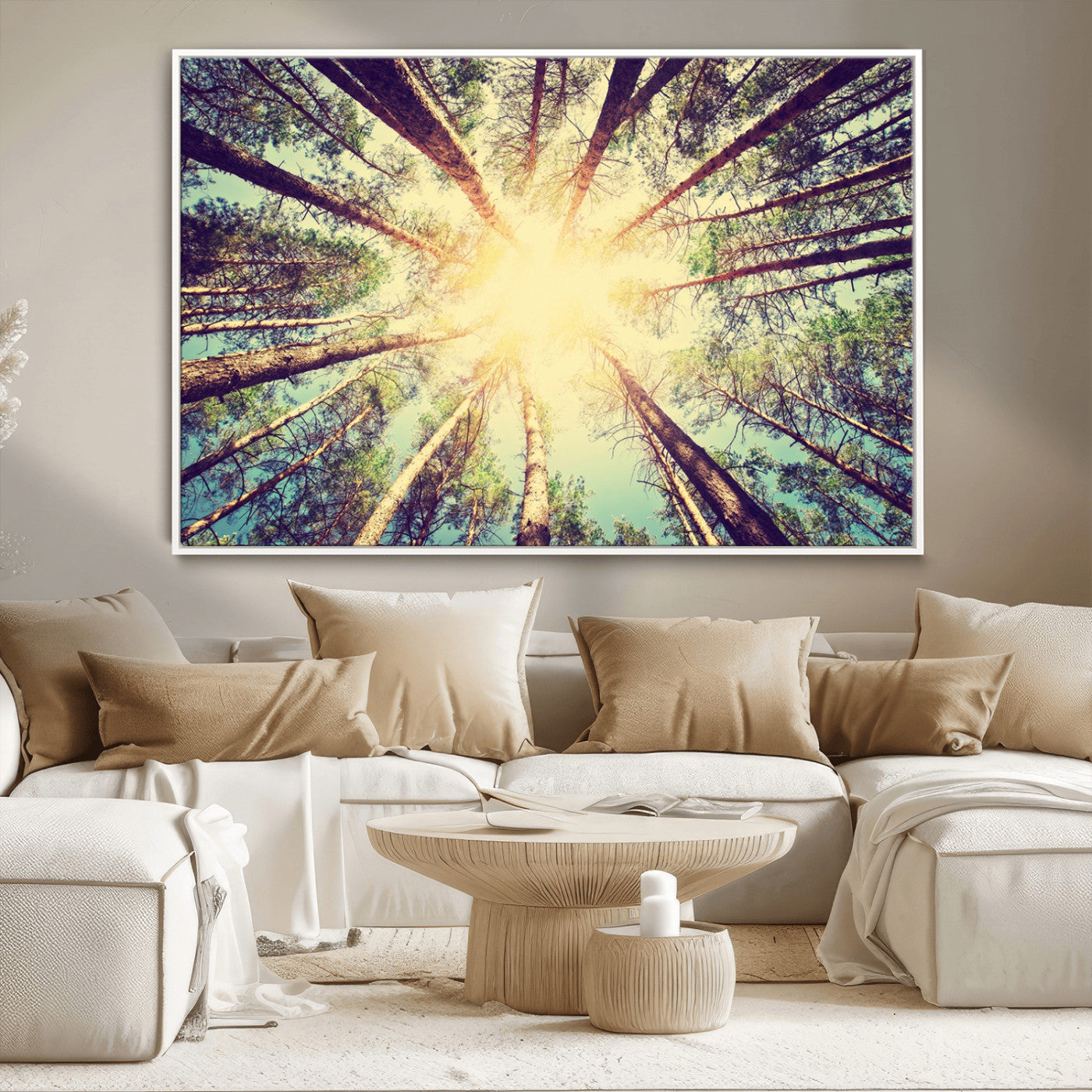 -Tree and Sunshine Canvas Print