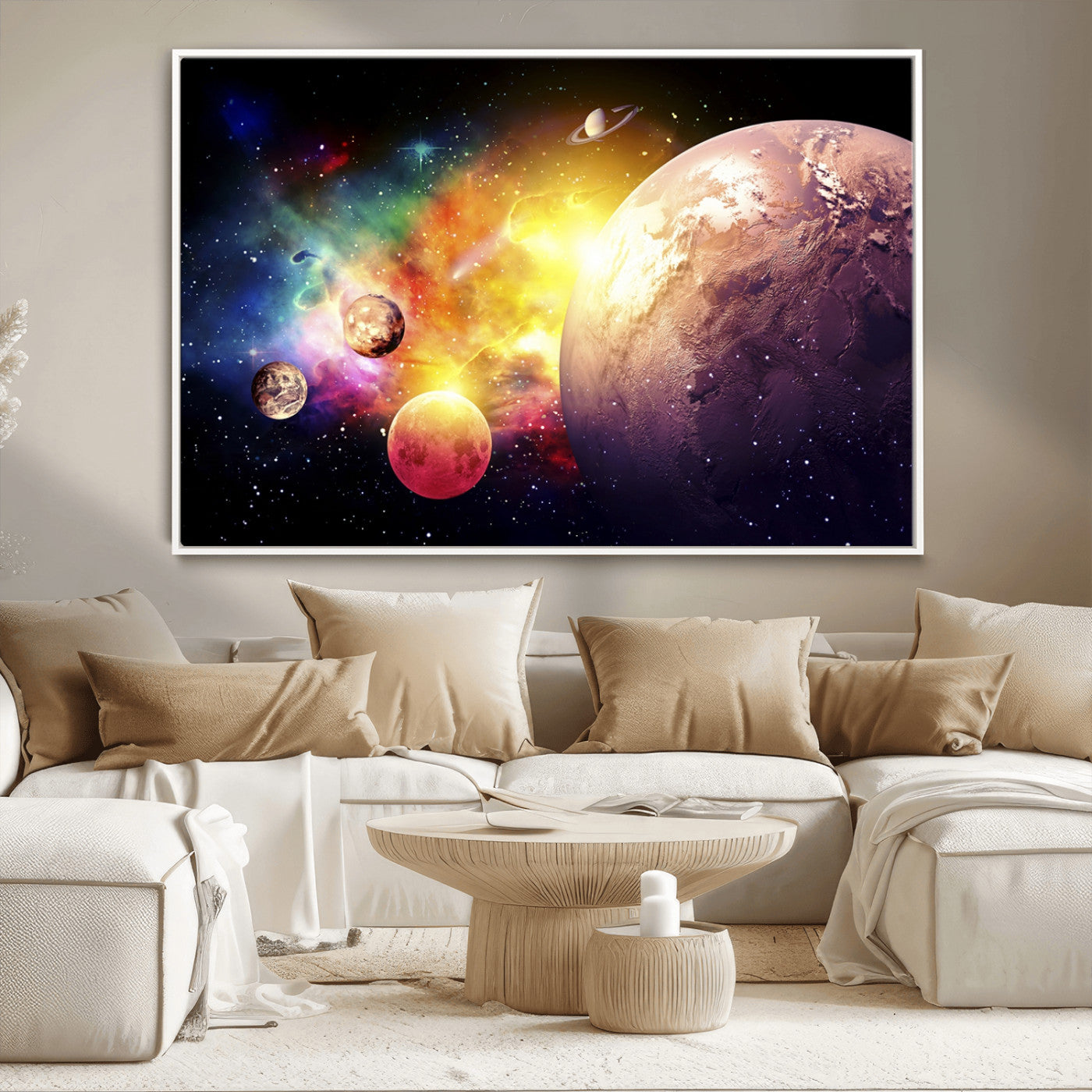 51843-MGV-CV-36X24-Space and Galaxy Canvas Print