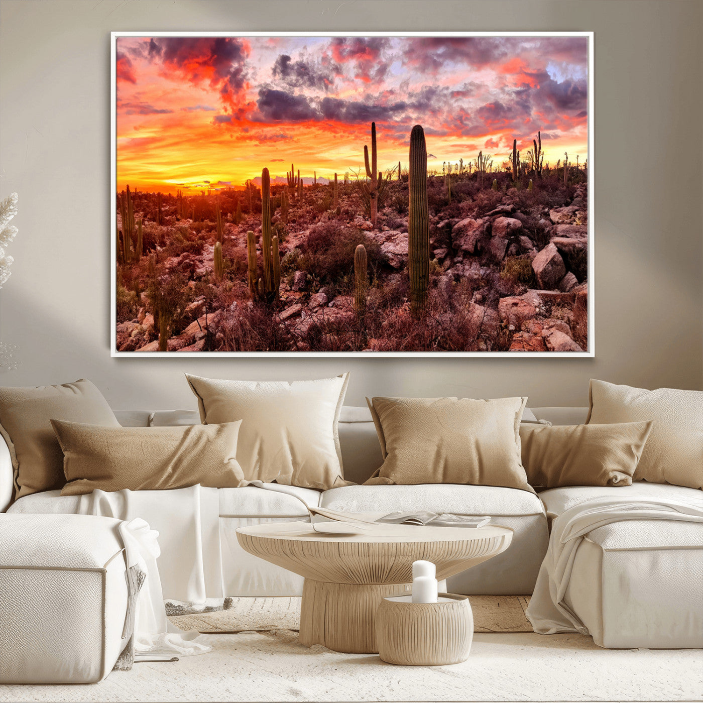 -Arizona Desert Print, Western Cowboy Wall Art Print