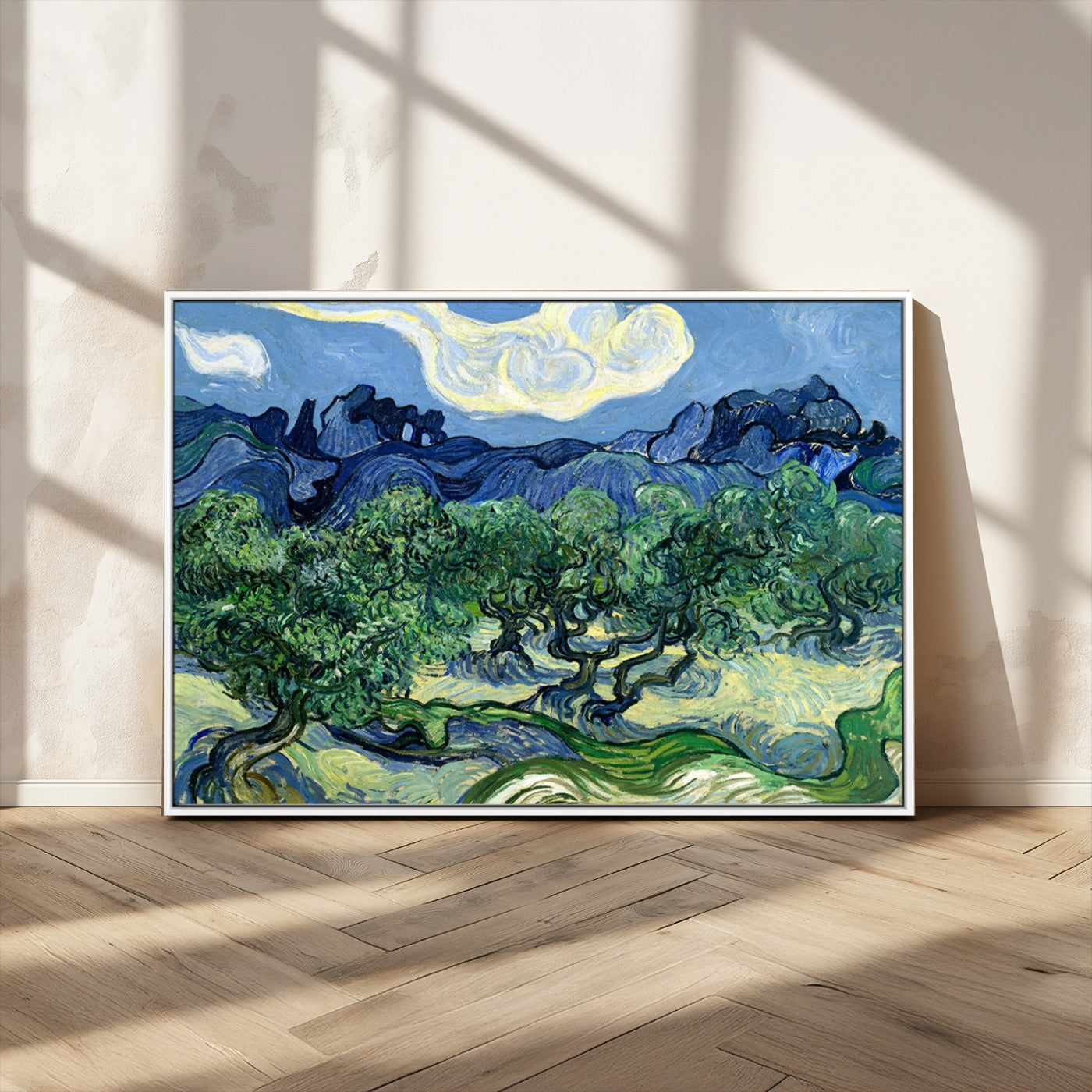 80252-MGV-CV-36X24-Olive Trees Van Gogh Wall Art Canvas Print