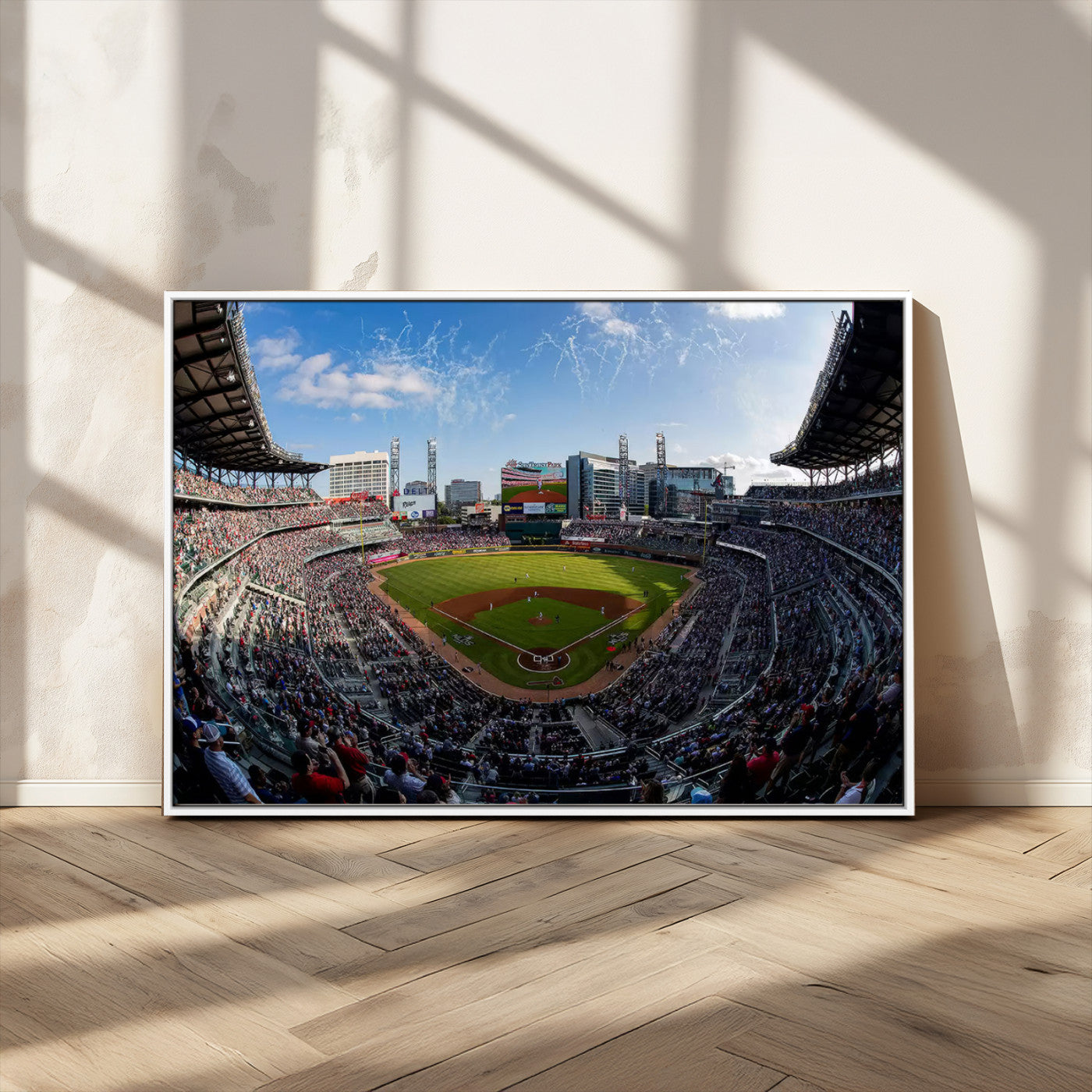 78608-MGV-CV-36X24-Truist Park Stadium Canvas Wall Art - Atlanta Braves Game Day Exclusive Decor
