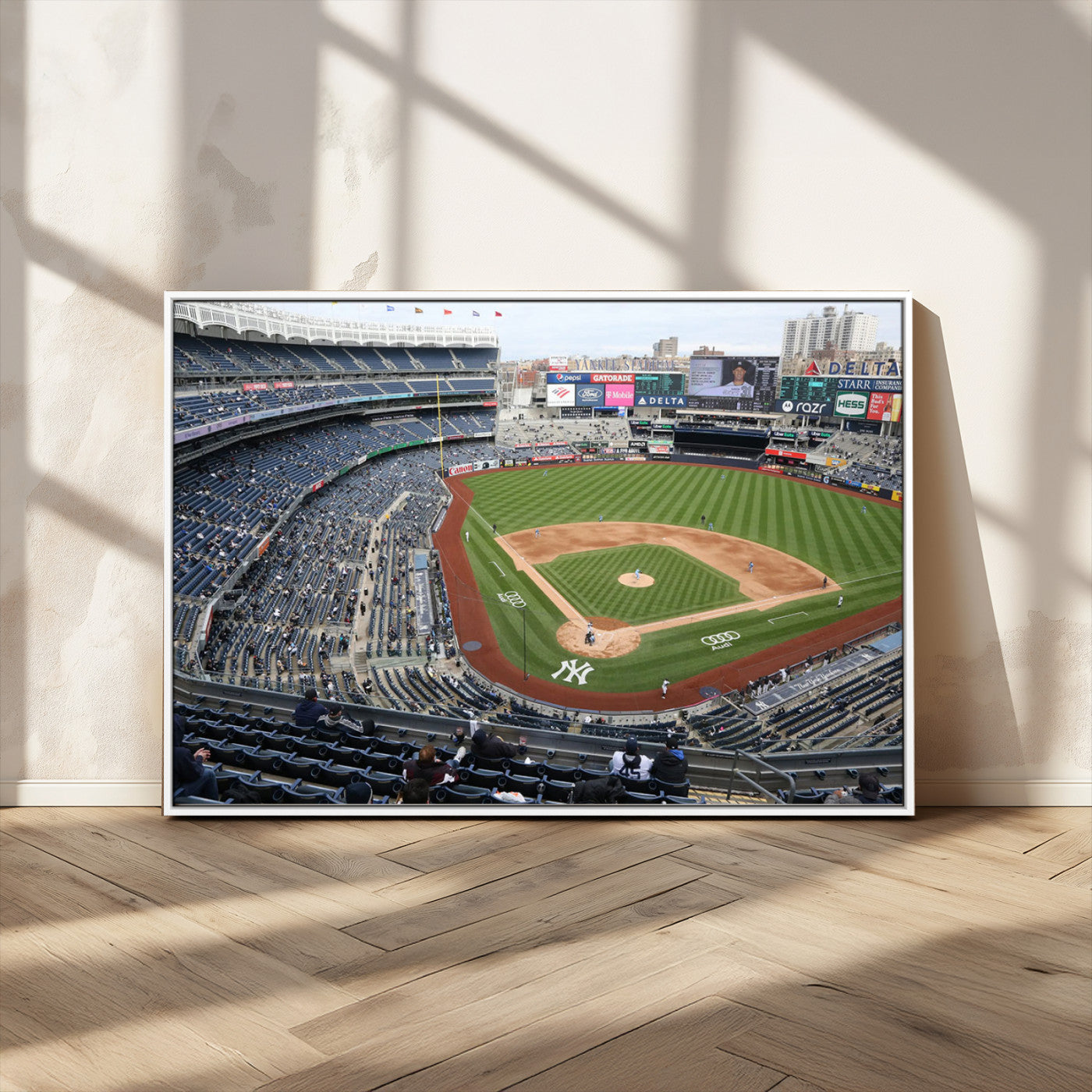 -New York Yankees Baseball Team Print - Yankee Stadium Wall Art Canvas Print