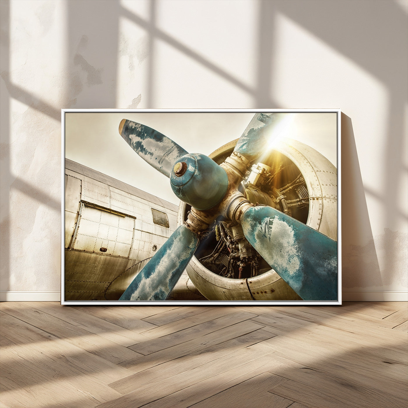 14106-MGV-CV-36X24-Vintage Airplane Canvas Print