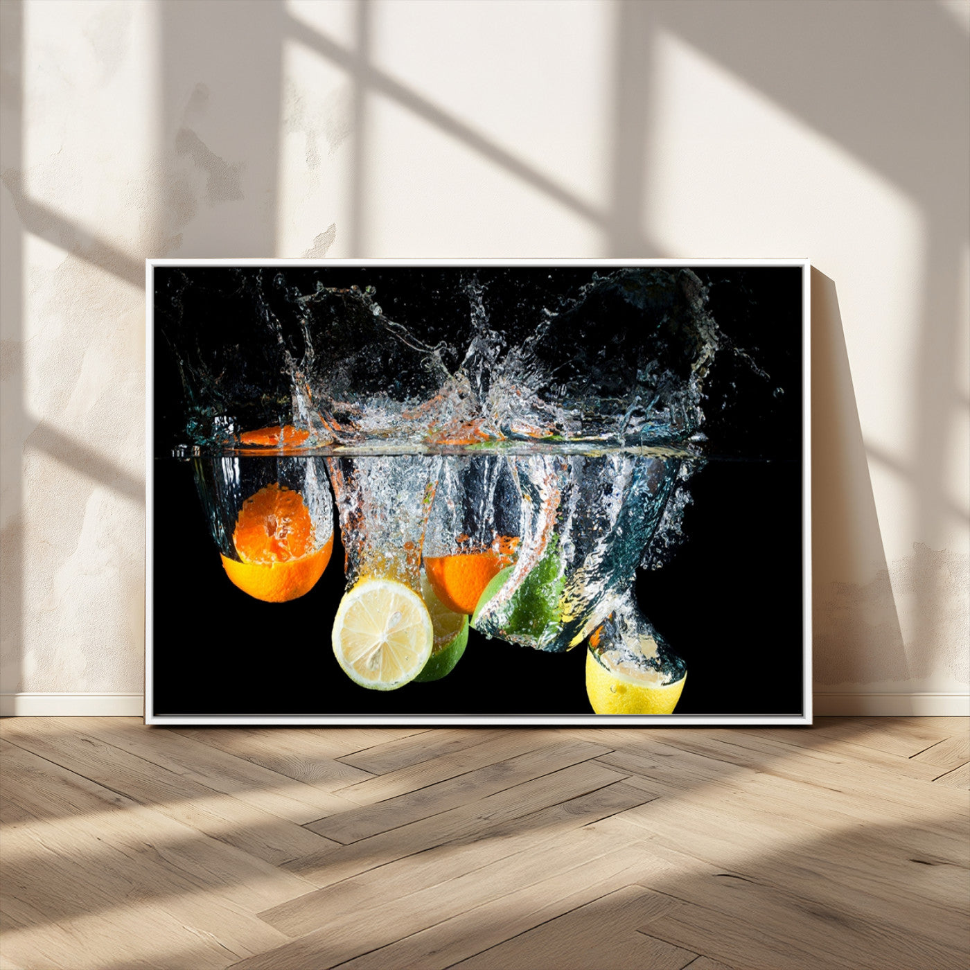 -Kitchen Wall Art, Kitchen Fruits Art Canvas Print