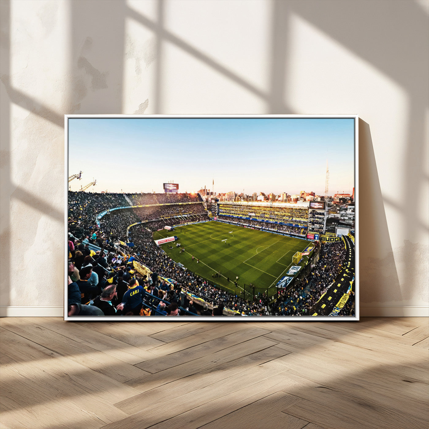 50105-MGV-CV-36X24-Boca Juniors Soccer Team Print - Buenos Aires Bombonera Stadium Wall Art Canvas Print