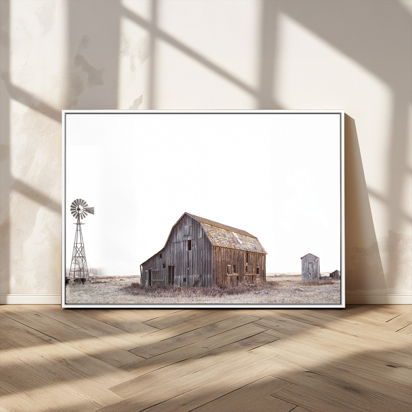 64560-MGV-CV-36X24-Farm Prints Set, Set of 6 Farmhouse Wall Art, Country House Decor
