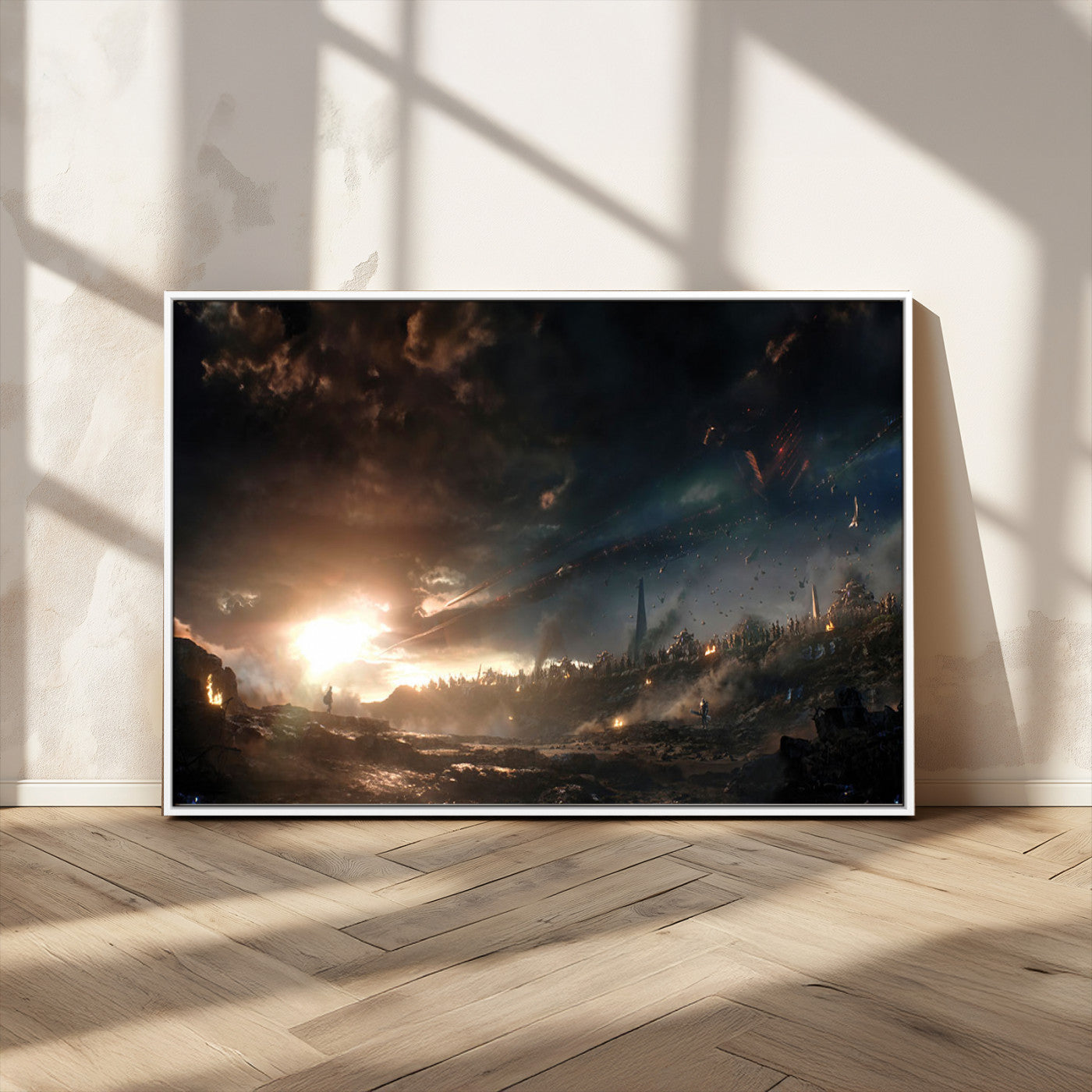 -Avengers Planet Wall Art Canvas Print