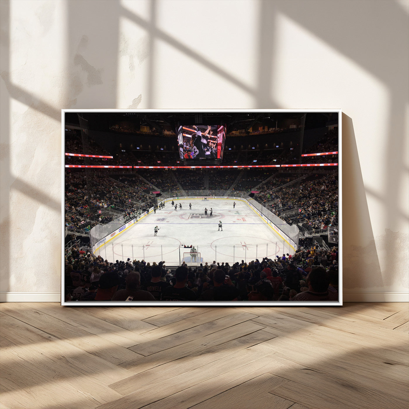 -T Mobile Arena Paradise Nevada Vegas Golden Knights Ice Hockey Stadium Canvas Print Wall Art