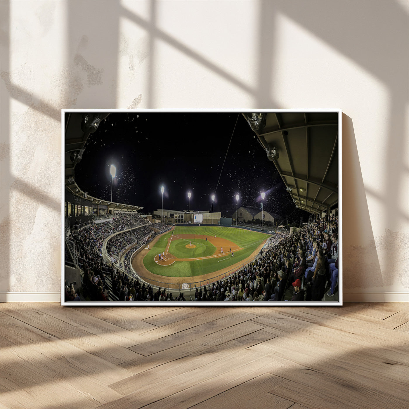 -Olsen Field at Blue Bell Park - Texas A&M Aggies Baseball Stadium Wall Art Canvas Print