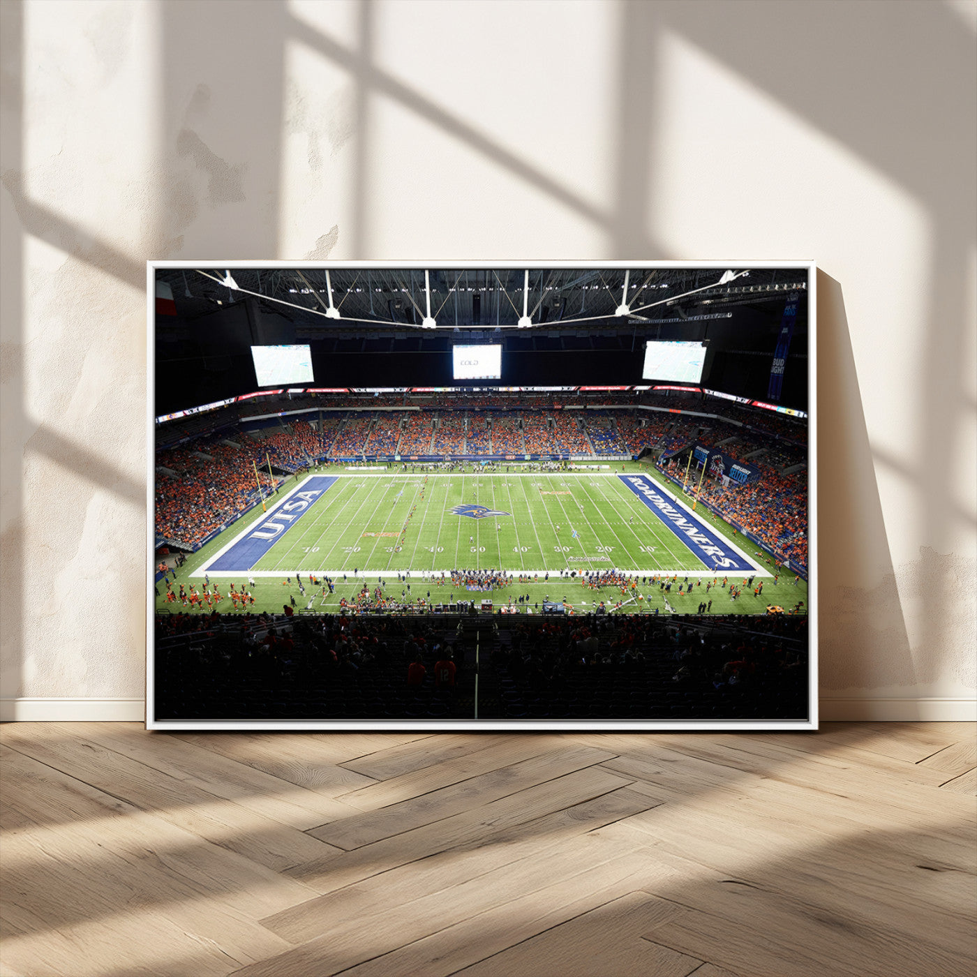 -The University of Texas at San Antonio Roadrunners Football Team Print - San Antonio Alamodome Wall
