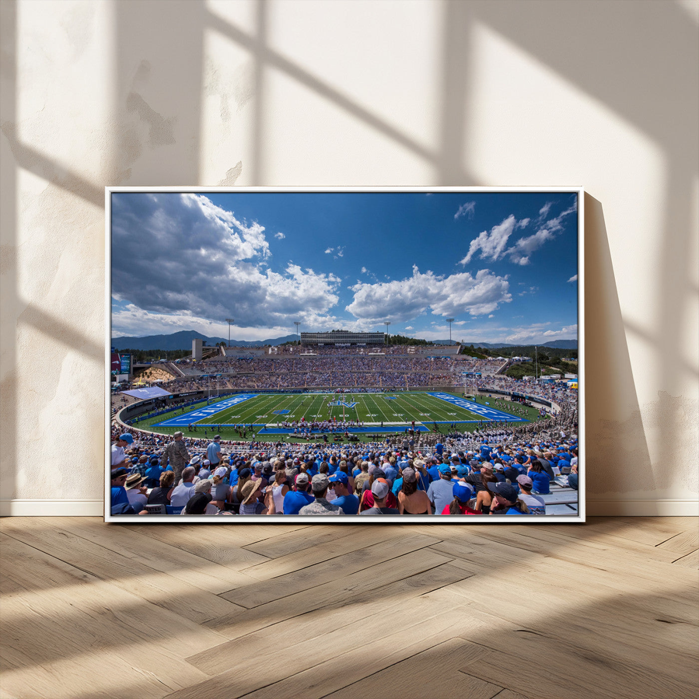 59281-MGV-CV-36X24-Air Force Falcons Football Team Print - Colorado Springs Falcon Stadium Wall Art Canvas Print