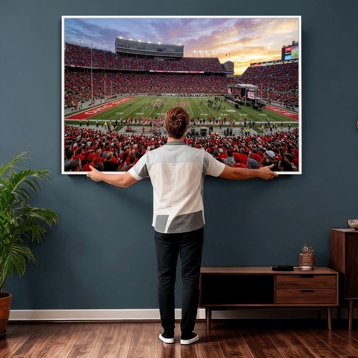 23196993-MGV-CV-36X24 - Stadium Wall Art Canvas Print