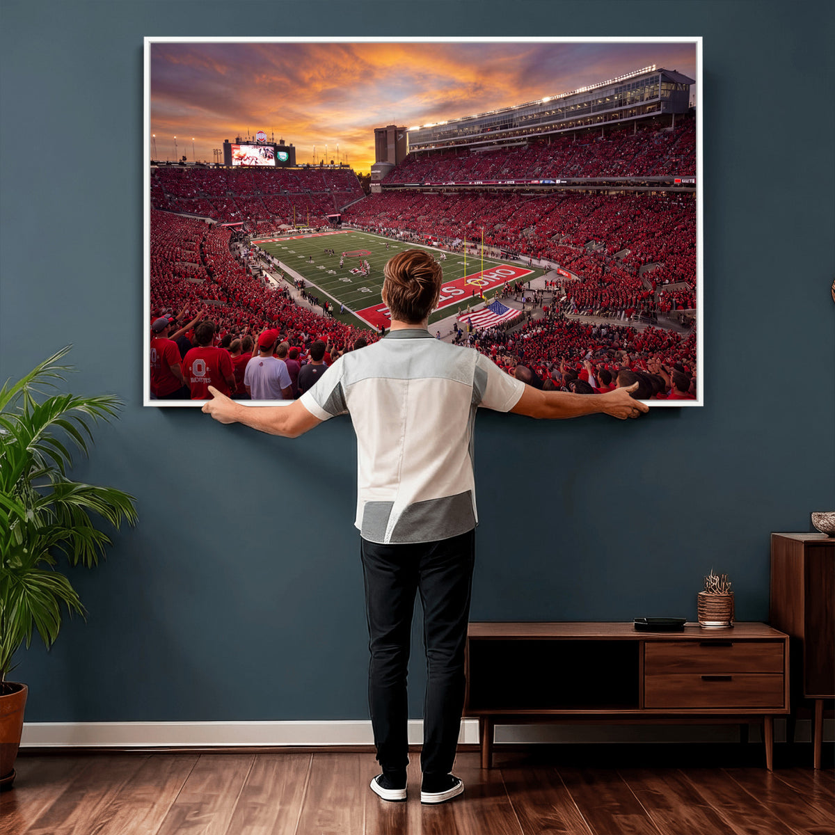 36125328-MGV-CV-36X24 - Stadium Wall Art Canvas Print