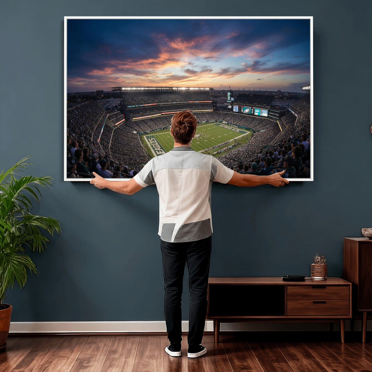 59208973-MGV-CV-36X24 - Stadium Wall Art Canvas Print