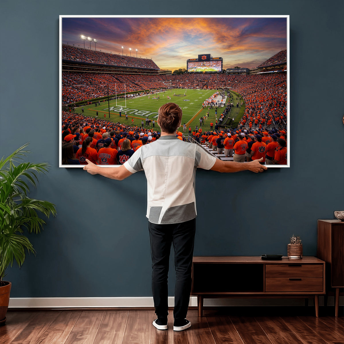 46347891-MGV-CV-36X24 - Stadium Wall Art Canvas Print