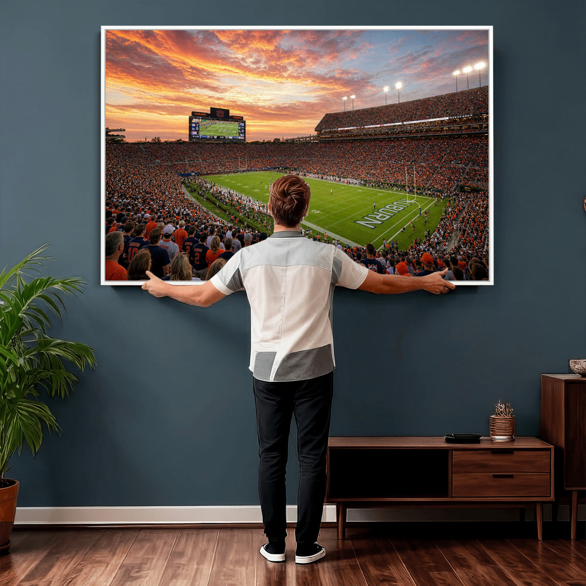 28631591-MGV-CV-36X24 - Stadium Wall Art Canvas Print