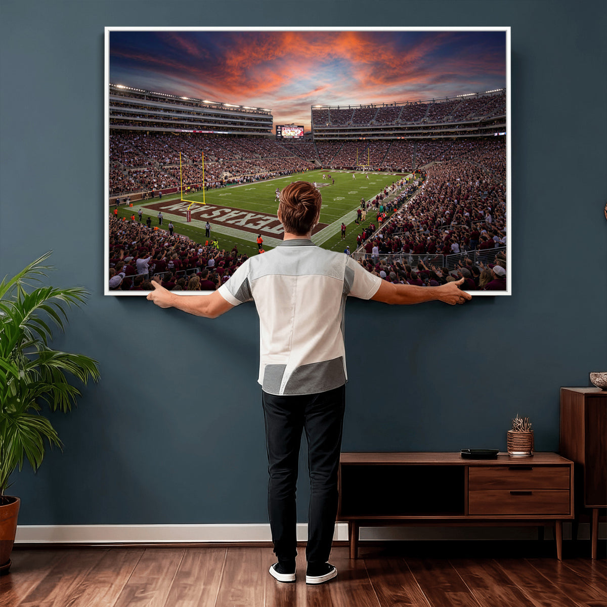 44328991-MGV-CV-36X24 - Stadium Wall Art Canvas Print