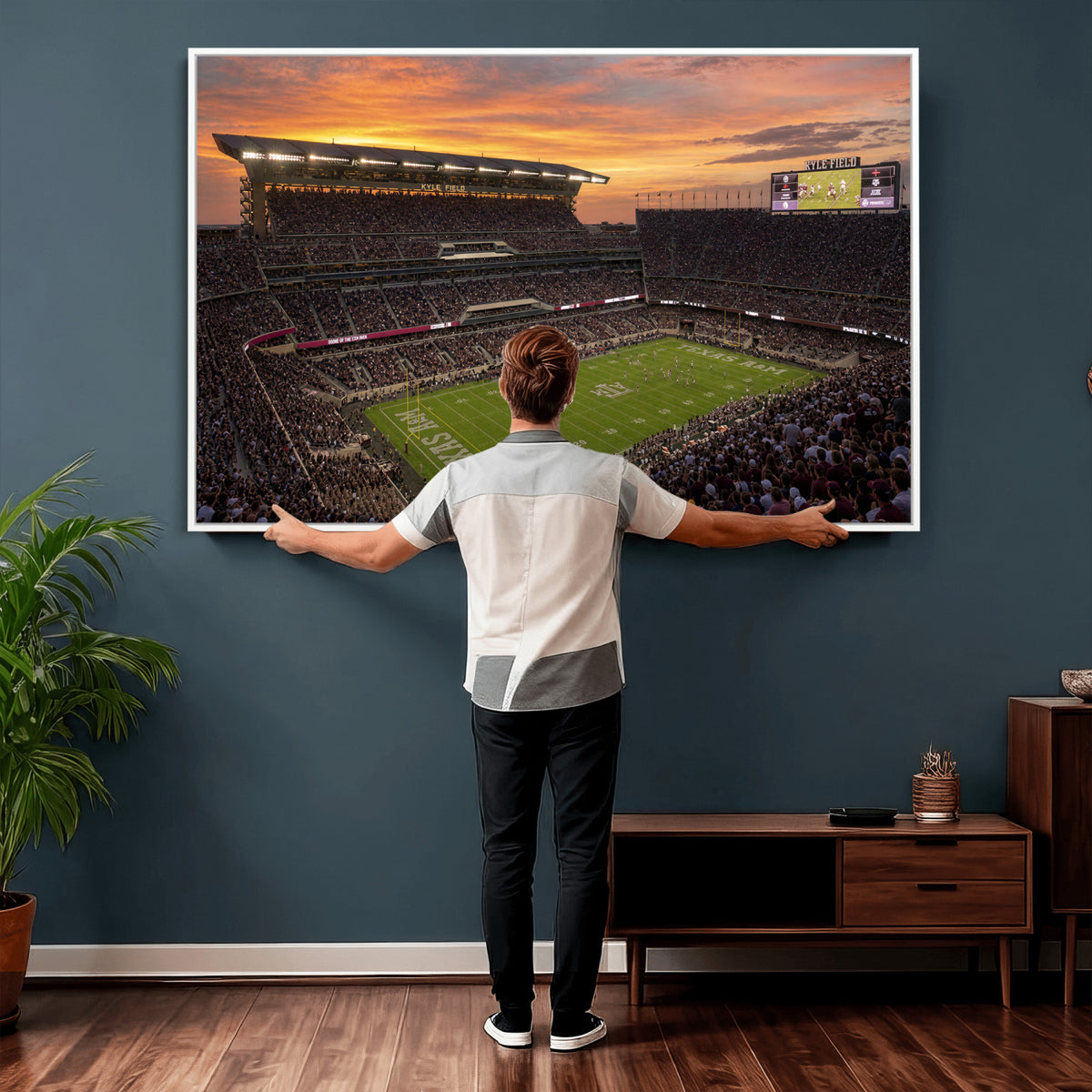 77401853-MGV-CV-36X24 - Stadium Wall Art Canvas Print