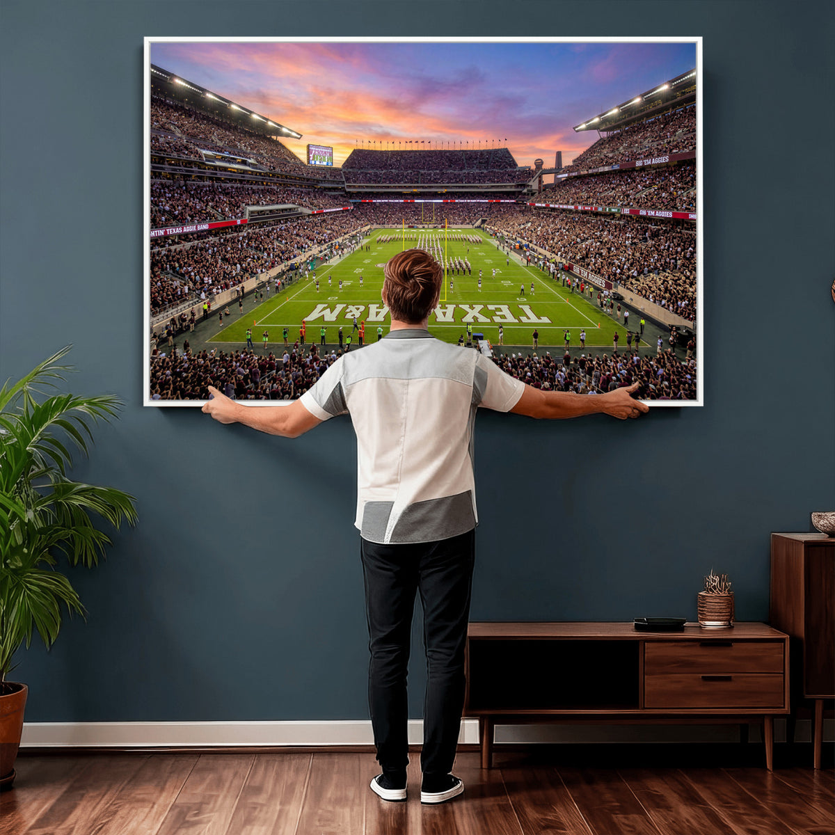 65952219-MGV-CV-36X24 - Stadium Wall Art Canvas Print