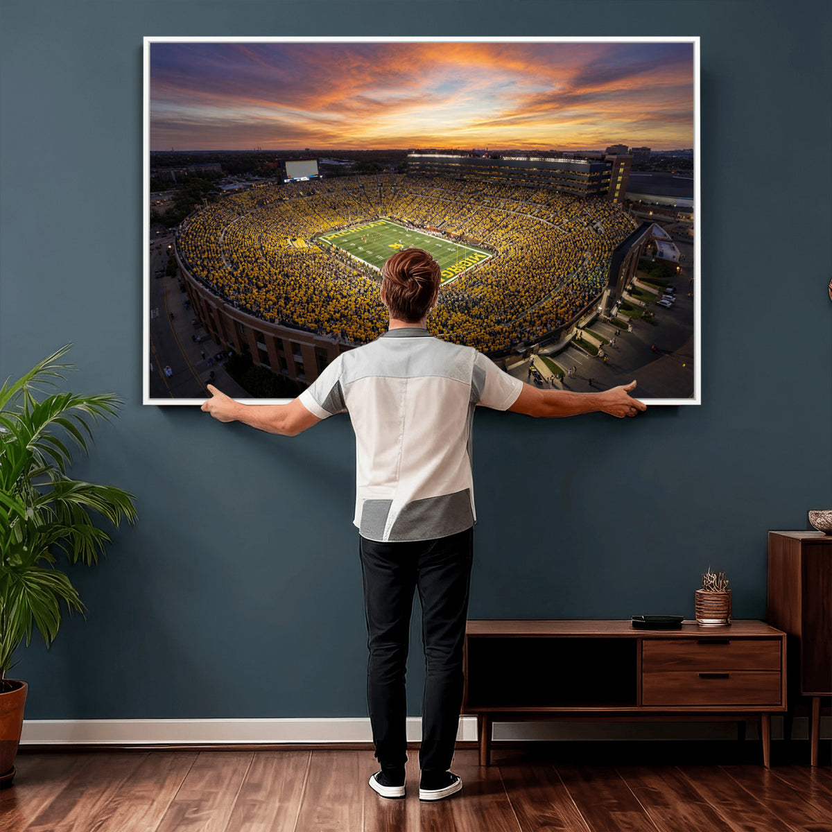 64902586-MGV-CV-36X24 - Stadium Wall Art Canvas Print