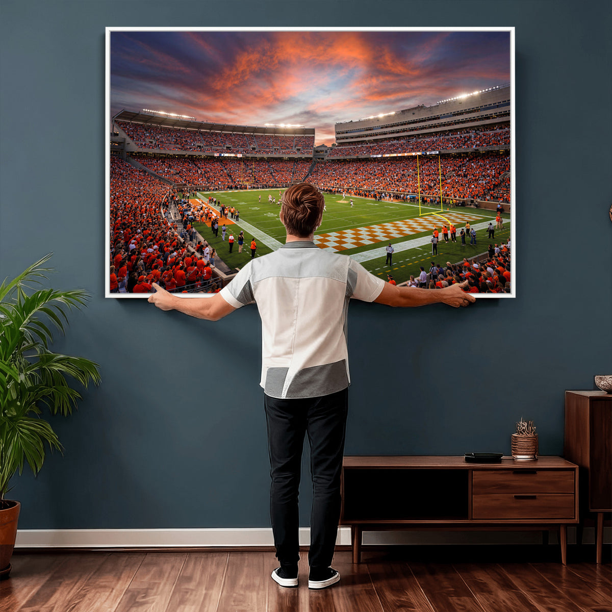 67648335-MGV-CV-36X24 - Stadium Wall Art Canvas Print