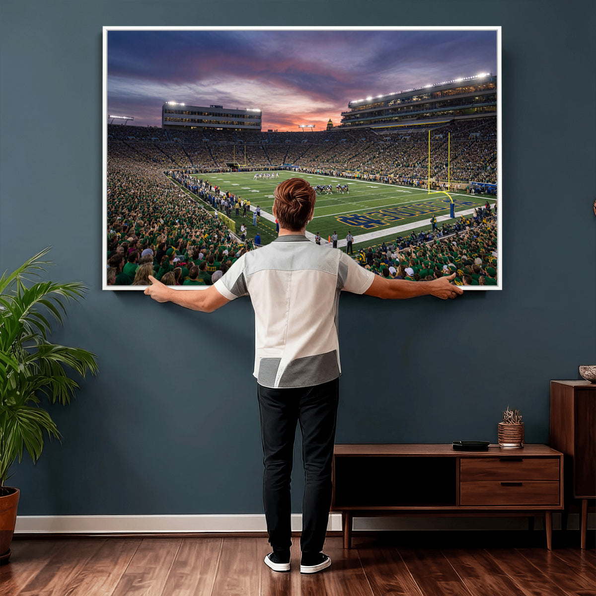 34836892-MGV-CV-36X24 - Stadium Wall Art Canvas Print