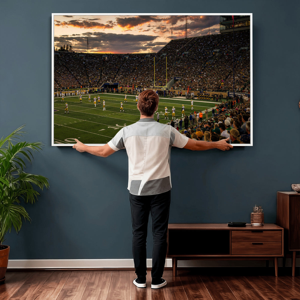 17703678-MGV-CV-36X24 - Stadium Wall Art Canvas Print
