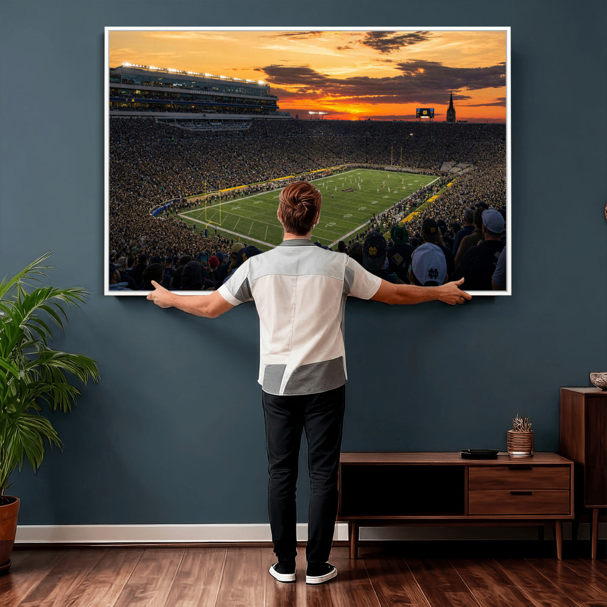 73585402-MGV-CV-36X24 - Stadium Wall Art Canvas Print