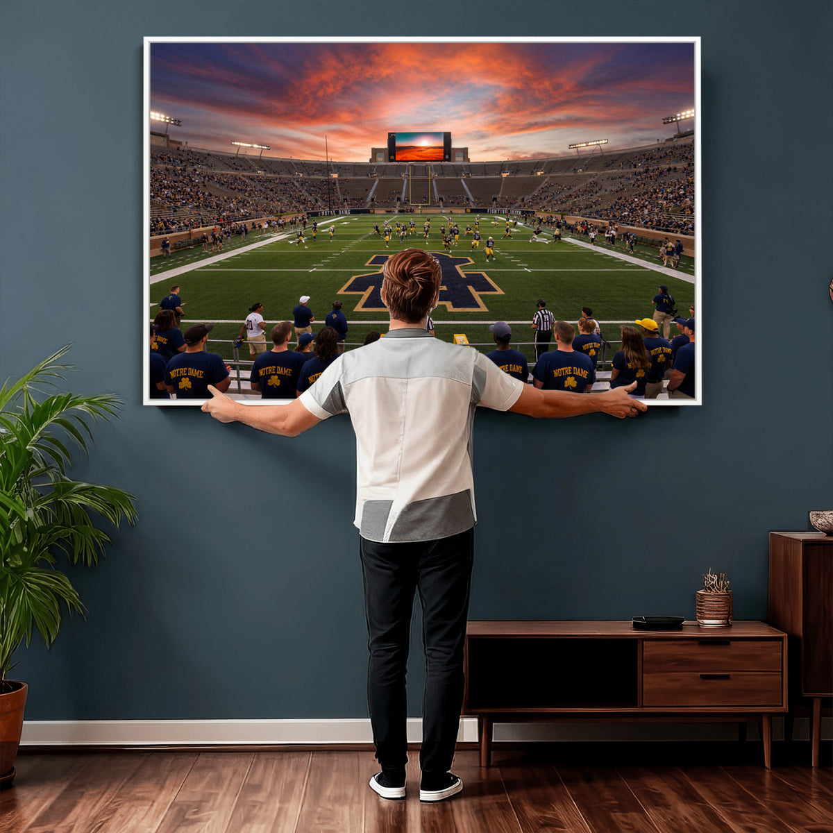 75411323-MGV-CV-36X24 - Stadium Wall Art Canvas Print