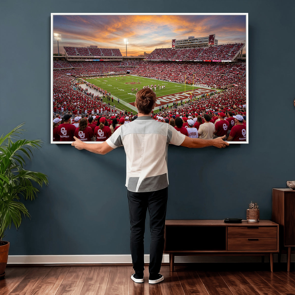 92718741-MGV-CV-36X24 - Stadium Wall Art Canvas Print