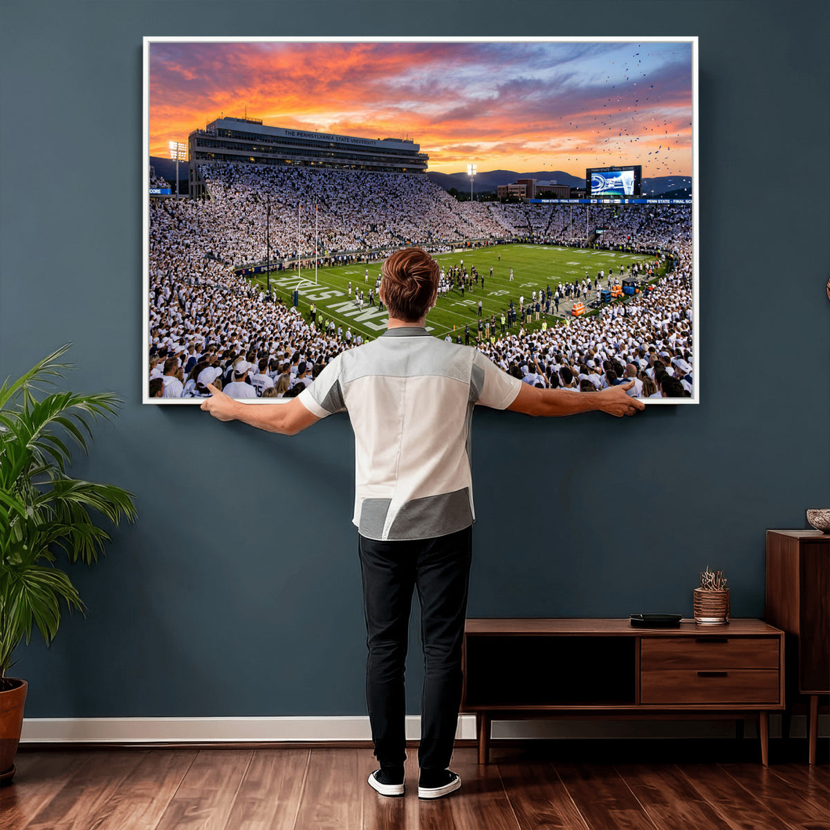 73603863-MGV-CV-36X24 - Stadium Wall Art Canvas Print
